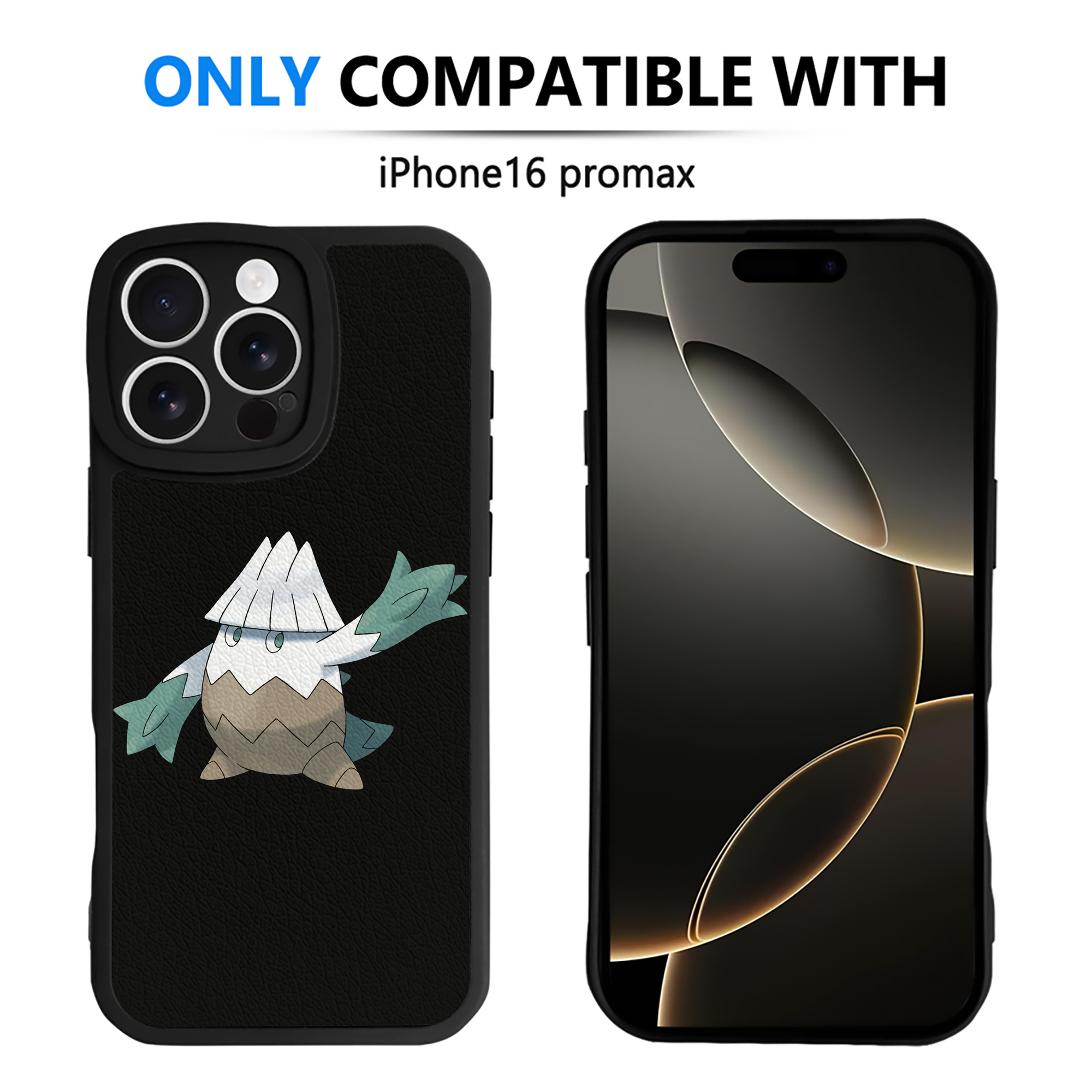 （画像用） ポケットモンスター Pokémon 【iPhone 16シリーズ対応】シリコンスマホケース（レザー調） 材質：シリコン